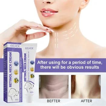 Spevnenie Krku Vrások Remover Cream Spevňujúci Bielenie Pokožky Hydratačné Tvar Krásy Krku Produkty Starostlivosti O Pleť