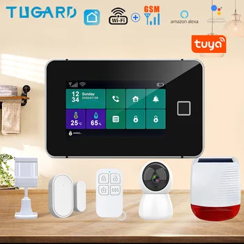 TUGARD G60+G20 Tuya WiFi Bezpečnostný Alarm Systém IP Kamery 433Mhz PIR Senzor Dverí Siréna Aplikácie Ovládanie Inteligentných Domov Alarm Kit