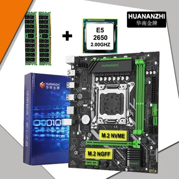HUANANZHI X79 Micro-ATX základná doska CPU RAM zväzok X79 LGA2011 doske s procesorom Xeon E5 2650 2.0 GHz RAM 8G(2*4G) DDR3 ECC REG