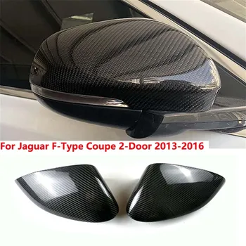 Jaguar F-Type Kupé 2-Dverové Auto Spätné Zrkadlo Pokrýva Reálne Uhlíkových Vlákien Spätné Bočné Zrkadlo Čiapky 2013 2014 2015 2016