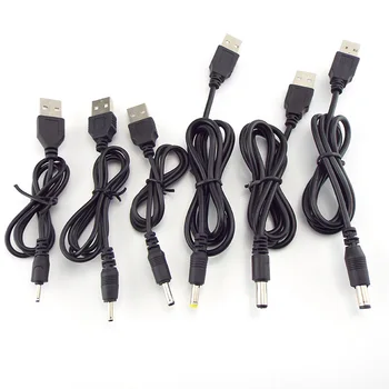 USB Port 5V DC 3.5*1.35 mm 2.0*0.6 mm 2,5*0.7 mm 4.0*1.7 mm 5.5*2.1 mm 5.5*2,5 mm Konektor Jack Napájanie Predlžovací Kábel Konektor