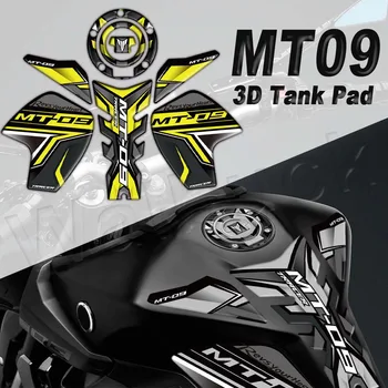 Pre Yamaha MT09 MT 09 Znak Loga 3M Motocykel Palivovej Nádrže Pad Nálepka, 3D Plynu Pokrytie Chránič Odtlačkový Príslušenstvo Nepremokavé