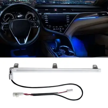 Auto Interiérové LED Dekoratívne Svetlo stredovej Konzoly Atmosféru, Svetlo Modrá pre Toyota Camry 2018 Blue 12V LED Čipov
