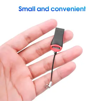 Mini USB Adaptér USB 2.0 Čítačka Kariet Adaptér Micro SD SDHC Flash TF Čítačka Pamäťových Kariet Pre Notebook