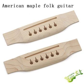 Americký pevný javor folková gitara podľa kódu univerzálneho kód pod kód kód most vytiahnite reťazec rada t