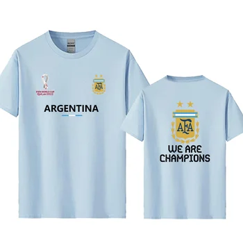 2022 Argentína Hot predaj Pánske 100% bavlna, tlač Tričko Ulici Fashin Žena T-shirt Príležitostné O-Krku Milovníkov Krátke Sleeve Tee tričko