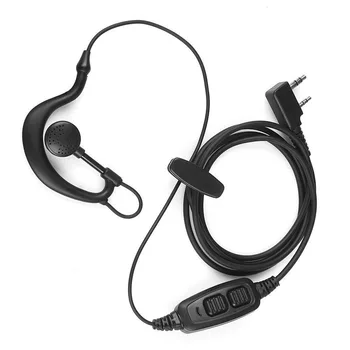 Headset konektor pre Slúchadlá a Mikrofón Micphone s Manželskou Dual PTT Tlačidlo pre Baofeng UV82 UV-82 UV-89 UV-8D Walkie Talkie Slúchadlo Príslušenstvo