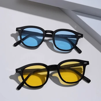 vintage módy žltá modrá zelená slnečné okuliare ženy muži 2022 trendov produkty Iny obľúbený Odtieň Tichom Len streetwear strany oculos