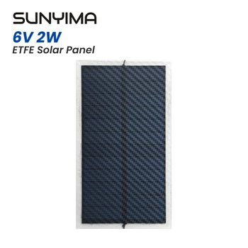 SUNYIMA 1PCS 6V 2W 149*85mm ETFE Mono Bunky Solárne Panely Pre 3.2V3.7V Lithium Batérie, Lampy Ventilátor Panel Generácie Modul