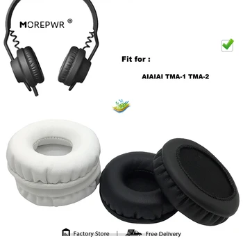 Morepwr Nový Upgrade Náhradné Ušné Vankúšiky pre AIAIAI TMA-1 TMA-2 Headset Časti Kožený Vankúš Velvet Earmuff Rukáv Kryt