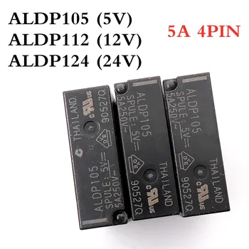 ALDP105 ALDP112 ALDP124 5V 12V 24V súbor normálne otvoriť napájania relé 5A 4PIN