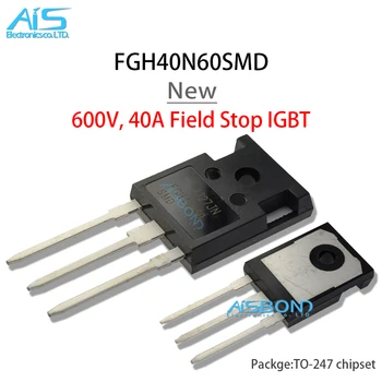 10Pcs/Veľa Druhý FGH40N60SMD FGH40N60 TO3P 40N60 600V 40A IGBT tranzistorov