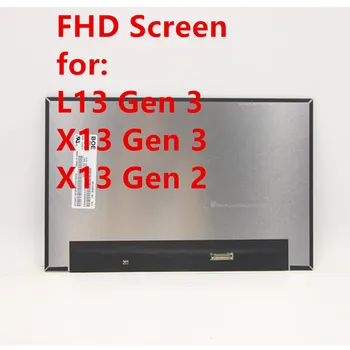 Nové Originálne Lenovo Thinkpad L13 Gen 3 X13 Gen Gen 2 3 Notebooku FHD LCD Displej 5D11A22504