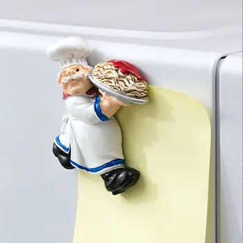 Cartoon Tvorivé 3D Chlieb Kuchár Správy Domova Chladnička Magnet na Chladničku Dekorácie Darček Pre Kuchyňa Nálepky Plagát Poznámky