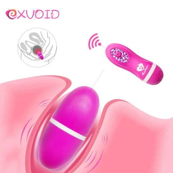 EXVOID Diaľkové Ovládanie Vajcia Vibrátor Bradavky G-Spot Masér Dospelých Produkt stimulátor Klitorisu Sexuálne hračky pre Ženy Nepremokavé Orgazmus