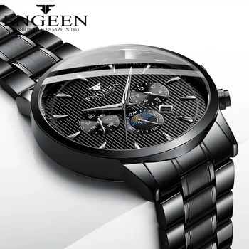 FNGEEN Business Quartz Hodinky Muži Móda Športové Pánske Hodinky Top Značky Luxusné Svetelný Nepremokavé náramkové hodinky Relogio Masculino