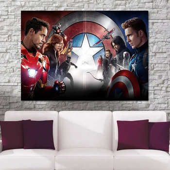 Disney Plná Diamantov Výšivky Mozaiky Kapitán Amerika Diamond Maľovanie Na Stenu Umenie Marvel Avengers Občianskej Vojny Iron Man Black Panther