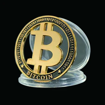 Spojené Štáty Duté Bitcoin Zlaté Mince Zberateľské Umelecké Zbierky Dar Pamätné