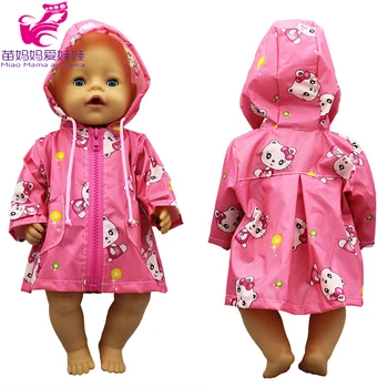 43 Cm Baby Doll Pršiplášť 18-Palcové Americký Og Dievča Bábiku Kostým Dievča Hrať Hračky Oblečenie Nosiť Príslušenstvo