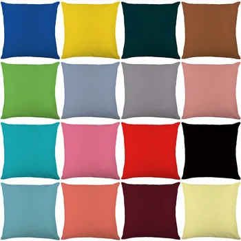 Jednofarebné Nepremokavé Pillowcover Polyester/posteľná Bielizeň Vankúš 45x45 Dekoratívne Vankúše Hádzať Vankúše Vonkajšia obliečka na Vankúš