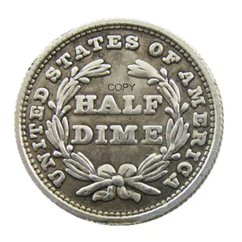 USA Súbor(1838-1873-P-O-S) 28pcs Slobody Sedieť Pol Dime Kópie Mincí