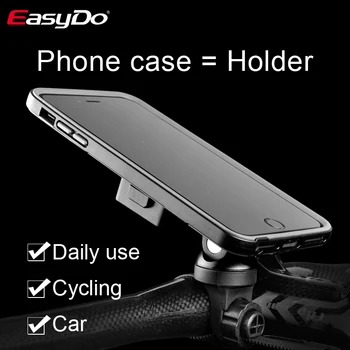 EasyDo Bicykli Telefón Stojan na Bicykli Držiak na Riadidlá Bike Mount Držiak na Motocykel Telefón Držiak Na Auto iPhone 6 7 8 Plus