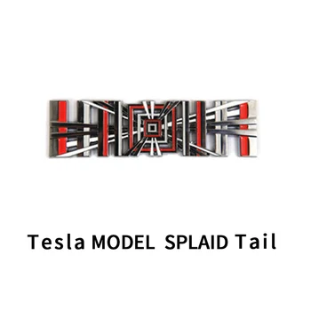 Auto Chvost za Značku Tesla Model S Koberčeky 3/Y/X/S Koberčeky Loga Auta (Logo Mriežky Auto Chvost Značka Auta Nálepky