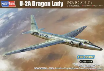 Hobby Boss 87270 Mierke 1/72 U-2A Dragon Lady Vysokej Nadmorskej výške Prieskumné Lietadlo