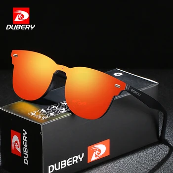 DUBERY Retro slnečné Okuliare uv400 pánske Slnečné Okuliare Pre Mužov Jazdy Čierny Štvorec Oculos Mužskej 7 Farieb Modelu 3002 D3002