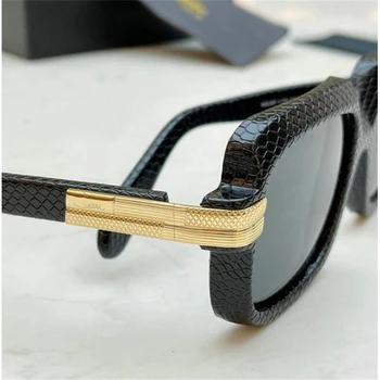 Námestie slnečné okuliare pre ženy Snakeskin chameleon Dizajnér okuliare tej istej značky MOD607