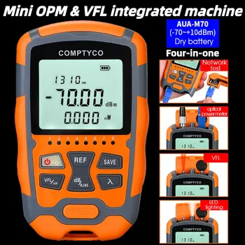 Mini Optická Power Meter(OPM -70~+10dBm)&Vizuálne Poruchy Locator(VFL 1/10/15/30/50mw) Integrovaný Stroj Optickým Káblom Tester
