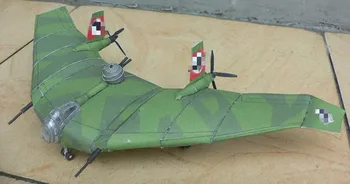 1:72 BV-38 Lietajúce Krídlo 3D Papier Model HOBBY Hračky