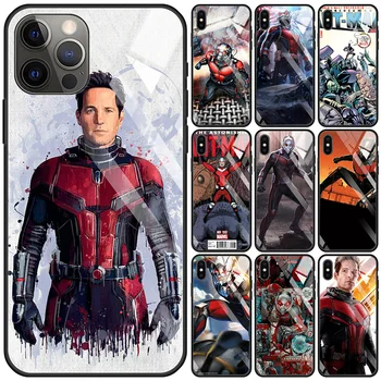 Tvrdené Sklo Telefón puzdro Pre iPhone 14 11 13 12 Pro Max Mini XS XR X 7 8 6 6 Plus Vybavené Ant-Man Scott Lang Marvel Comics