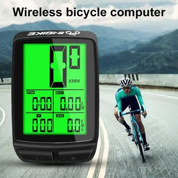 INBIKE Cyclocomputer Požičovňa Počítačov Bezdrôtové Káblové MTB Bike Cyklistické počítadlo kilometrov Nepremokavé Stopky Rýchlomer LED Digitálne Sadzba