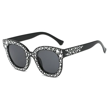 2020 Svieti Diamond Slnečné Okuliare Ženy Dizajn Značky Flash Námestie Odtiene Žena Zrkadlo Slnečné Okuliare Oculos Lunette