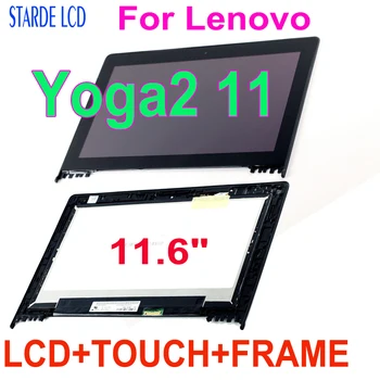 11.6 PALCOVÝ LCD od spoločnosti Lenovo Yoga2 11 Jogy 2 11 Yoga2 11-TEPLOMER, LCD Displej Dotykový Displej Digitalizátorom. Montáž Rámu Jogy 2 11 Nahradenie