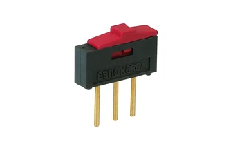 Mini posuňte prepínač 10*2.5 druhý prevodový 2.54 pin ihrisku PCB vložky pre malé zariadenia a mikrofóny