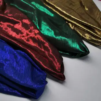 Polyester Spandex Textílie Svadobné Kovové Samoopaľovacie Šitie Party Dekorácie Hodvábne