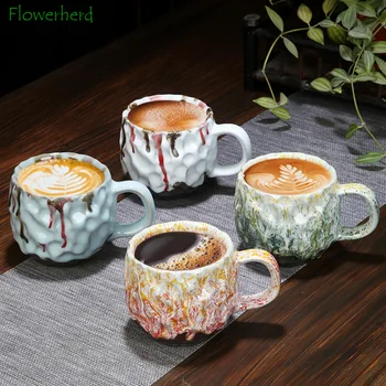 Japonský Retro Káva Hrnček Ručné Hrubej Keramiky Kávu, Pohár Vody, Šálka Čaju Hrnček Tvorivé Keramické Pár Šálku Čaju