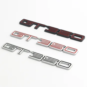 2 KS 3D Auto Samolepky Kovové GT350 GT 350 logo auto Príslušenstvo Odznak Znak Chvost Kotúča, pre 15-16 Shelby Auto Príslušenstvo
