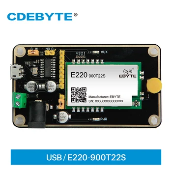 LoRa Skúšobnej Doske LLCC68 Modul 868MHz 915MHz Test Kit s Rozhraním USB a Antény UART Bezdrôtového Modulu CDEBYTE E220-900TBL-01