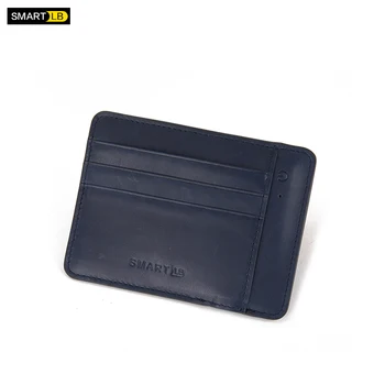 Smart Peňaženka pre Mužov Vonkajšie Podnikania Cestovných Balík s Držiteľom Karty Anti-stratil Bluetooth Peniaze Taška Krátke PU Kožené Tašky