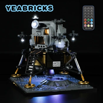 YEABRICKS LED Svetla Kit pre 10266 Stavebné Bloky Nastavenie (NIE Zahŕňajú Modelu) Tehly Hračky pre Deti, Diaľkové Ovládanie Verzia