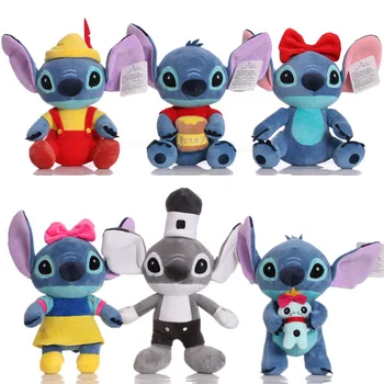 Disney ' Lilo & Stitch Plyšové Hračky Kawaii Mäkké Plyšové Hračky, Kreslené Akčné Figúrky Roztomilé Bábiky Hračky Zvierat Bábkové Darčeky Pre Deti
