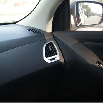 Carmilla 2X Auto Chrome Interiér Air Vent Dekorácie Sequin Nálepky Prípade pre Hyundai IX35 IX 35 2013 2014 2015 Príslušenstvo