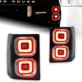 AKD Auto Styling Chvost Lampa pre Land Rover Range Rover zadné Svetlá 2002-2012 LED zadné Svetlo LED DRL Signál Automobilového Príslušenstva