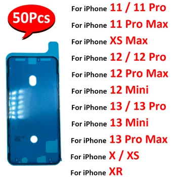 50Pcs/Veľa， NOVÝ Vodotesný Samolepiace Nálepky Späť na Bývanie Kryt Batérie Lepidlo Pásky Pre IPhone 13 12 11 Pro Max X XR XS Max Mini