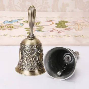 Ručné Hovor Bell Zlato, Striebro Multi-Purpose Zvony pre Plavidlá, Svadobné Dekorácie, Alarm Školy Cirkvi Triede Bar Hotel Vintage Bell