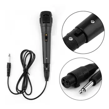 Profesionálne Ručné Káblové Dynamický Mikrofón Všesmerového Vokálny Mikrofón s XLR na 6.35 mm Kábel pre Karaoke Nahrávanie