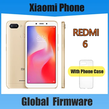 Xiao Redmi 6 Smartphone 3 GB 32 GB s googleplay Mobilný Telefón 5.45
